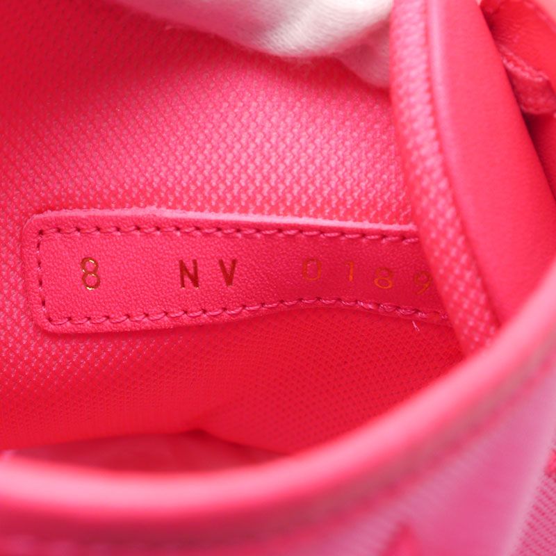 Louis Vuitton Tattoo Line High Cut Sneakers 8 Neon Pink Mesh