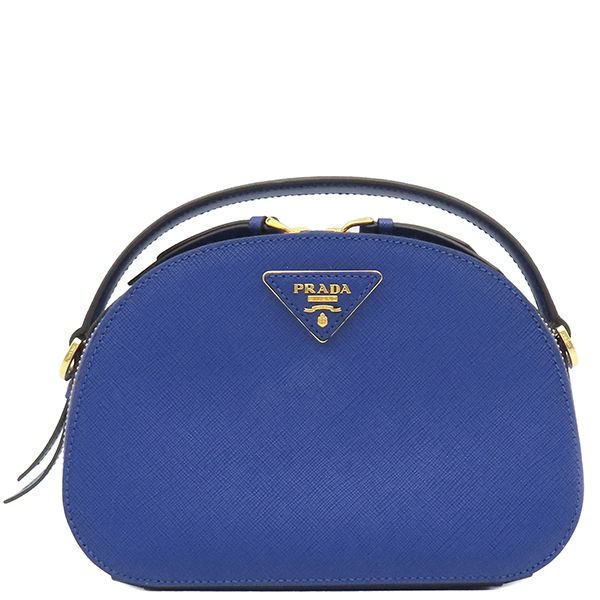 Prada 2way Bag Saffiano Odette 2way Bag Saffianoleather Blue Goldhardware Blue