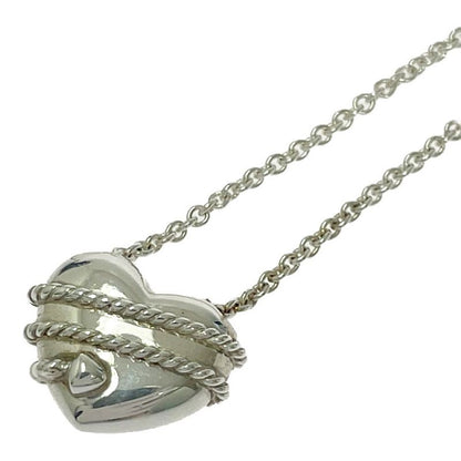 Tiffany & Co Silver Heart Arrow Necklace 7.9g 925 Engraved 457144 Necklace
