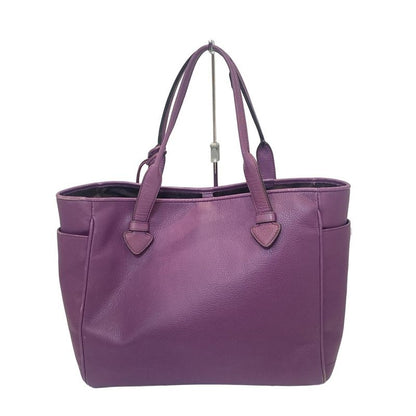 Loewe Heritage Purple Tassel Leather Tote Bag