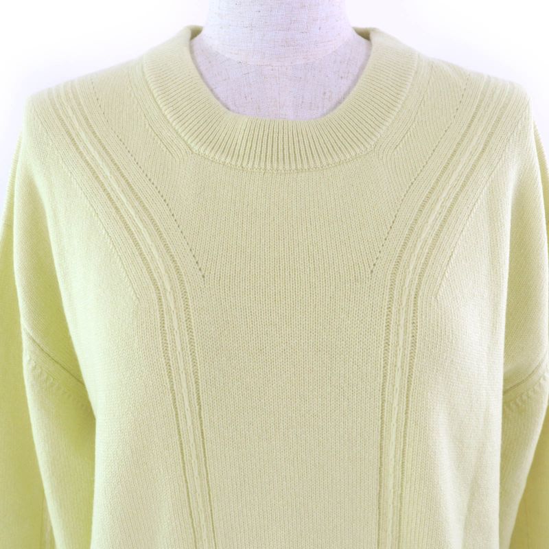 Hermes 22AW 2h2603d1 100% Cashmere Serie Buttons Long Sleeves Oversized Sweater