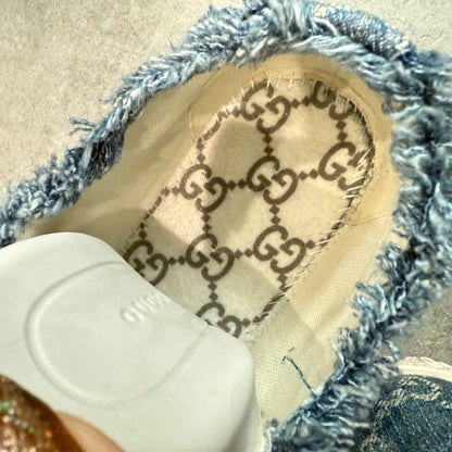 Gucci GG Denim Sneakers Logo 24ss 35 Women's 22cm (8.66in) Low Cut