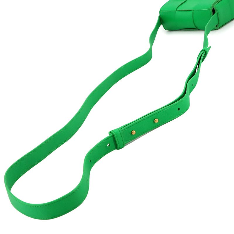 Exhibited Bottega Veneta Intrecciato Candy Cassette Shoulder Bag Leather