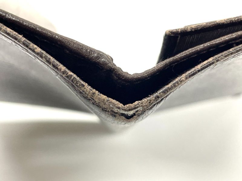 Gucci Interlocking G Logo Leather Long Wallet Billfold 124575 Black Made In