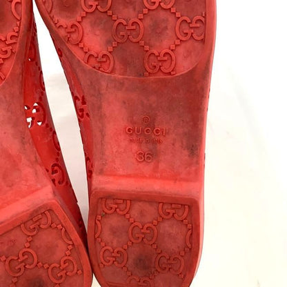 Gucci Shoes Red Orange Cima