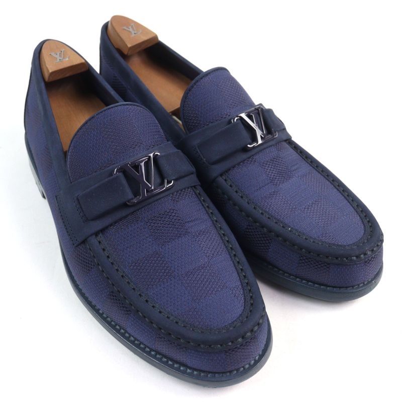 Louis Vuitton 2024 Major Line Leather With LV Logo Hardware Damier Hand-sewn