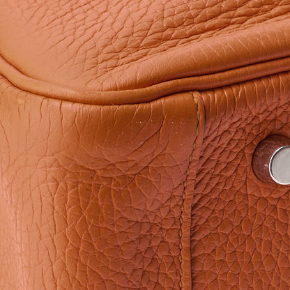 Hermes Lindy 34 Shoulder Bag Taurillon Clemence Orange Poppy Orange Poppy