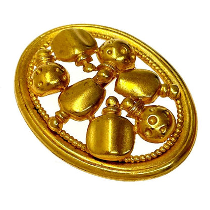 Christian Dior GP Parfums Perfume Motif Brooch Gold 350204 Brooch