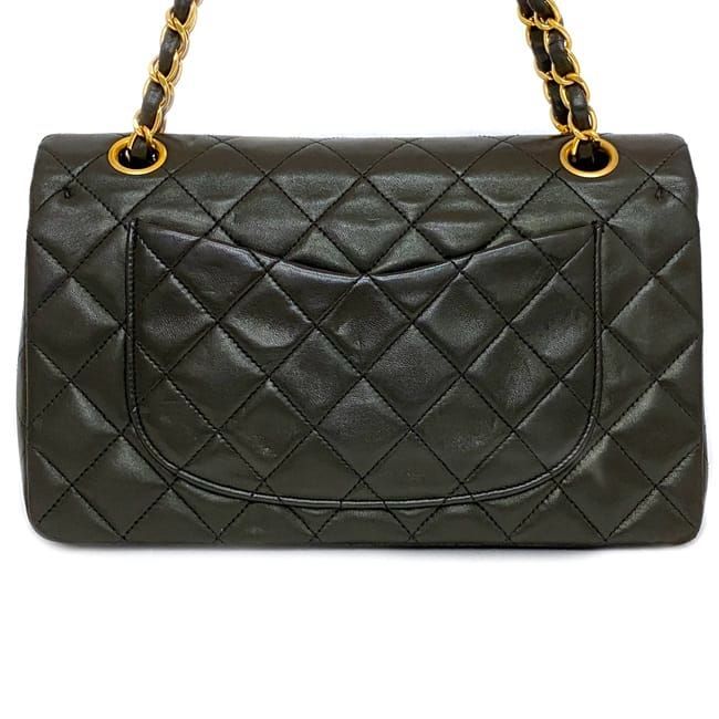 Chanel Chain Shoulder Bag F21080 Black Matelasse
