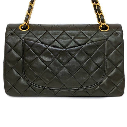 Chanel Chain Shoulder Bag F21080 Black Matelasse