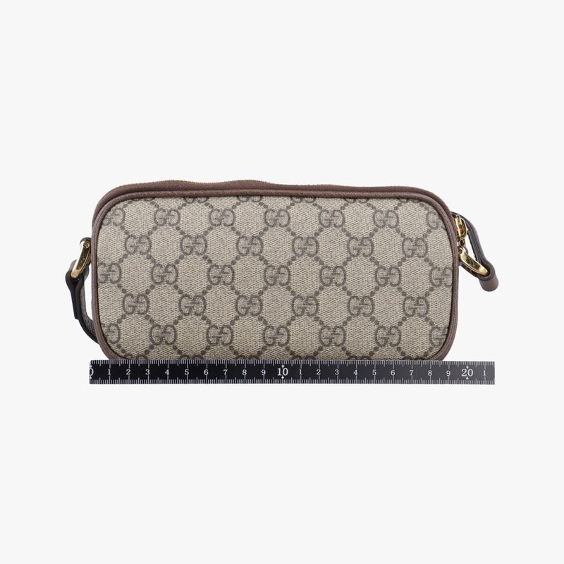 Gucci Ophidia Brown X Green X Red PVC Coated Canvas X Leather 598664