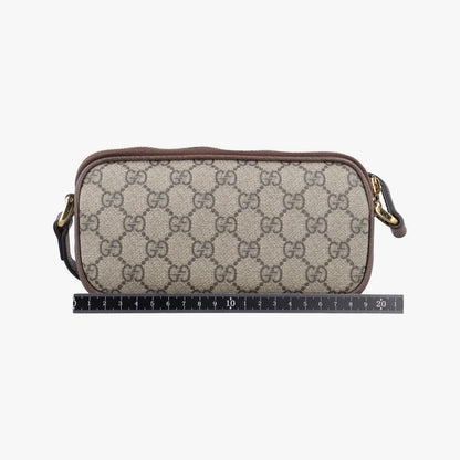 Gucci Ophidia Brown X Green X Red PVC Coated Canvas X Leather 598664
