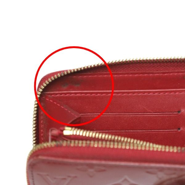 Louis Vuitton M91981 Vernis Round Zipper Zippy Wallet Long Wallet Louis Vuitton