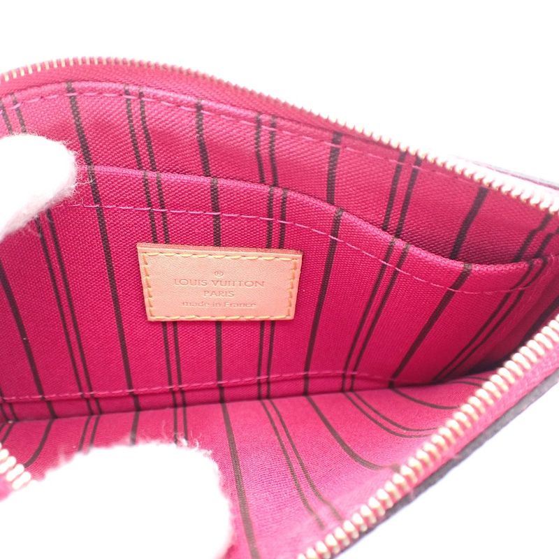 Louis Vuitton Neverfull Pouch Monogram Pink 34ka714
