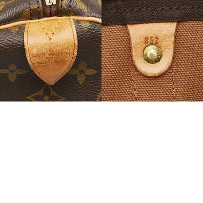 Louis Vuitton Monogram Keepall 55 Boston Bag Travel Bag M41424 Brown PVC