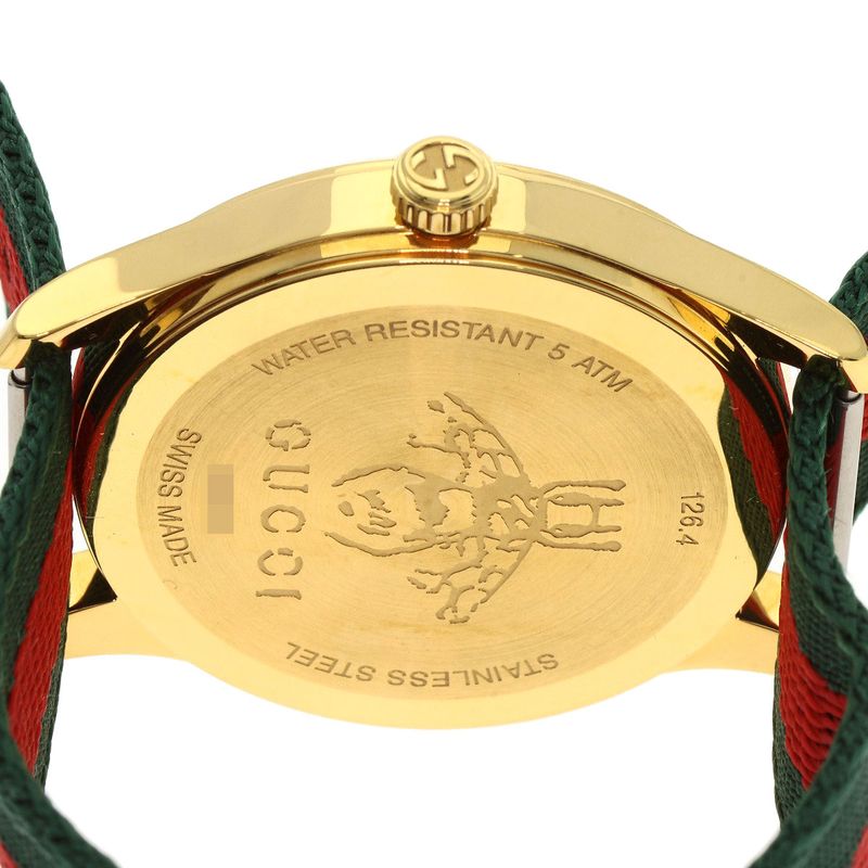 Gucci Ya1264 G-timeless Marché De Merveille Watch GP Nylon Boys