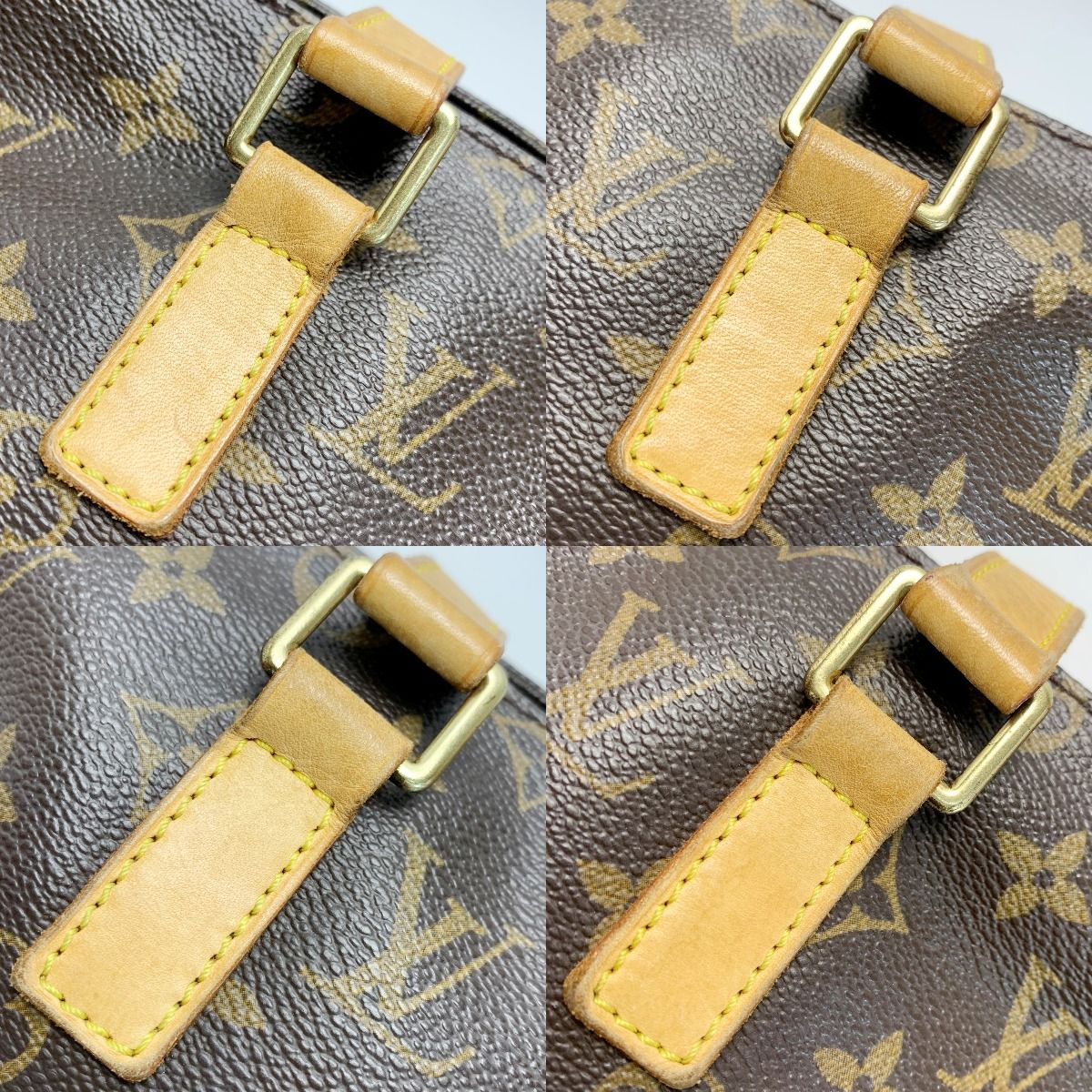 Louis Vuitton Monogram Hippo Piano M51148 Brown Handbag Ladies Gold Hardware