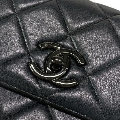 Chanel Handbag Trendy Cc/small Top Handle Flap Bag A92236 Black Lambskin