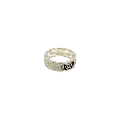 Gucci Logo Silver 925 Ring No 12 Accessory 92267