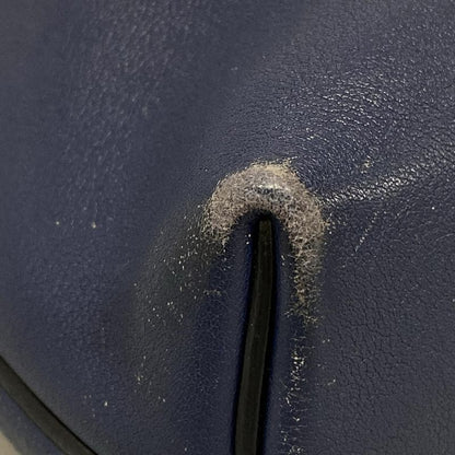 Loewe Shoulder Bag Flamenco Hobo Navy Leather