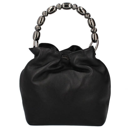 Dior Maris Pearl Handbag Leather Women's Handbag Black Excellent Condition