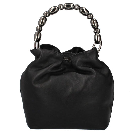 Dior Maris Pearl Handbag Leather Women's Handbag Black Excellent Condition