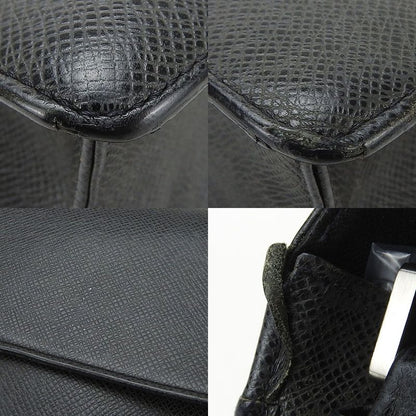 Louis Vuitton Second Bag Clutch Selenga M30782 Taiga Leather Ardoise Black