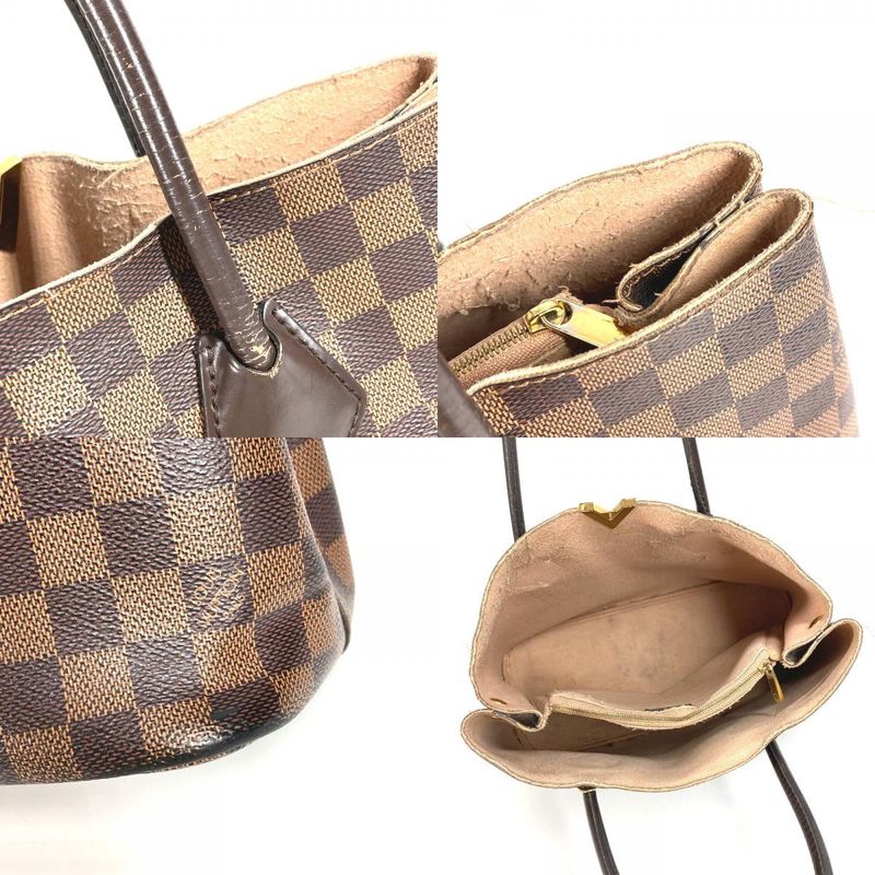 Louis Vuitton Shoulder Bag Kensington N41435 Damier Canvas Brown