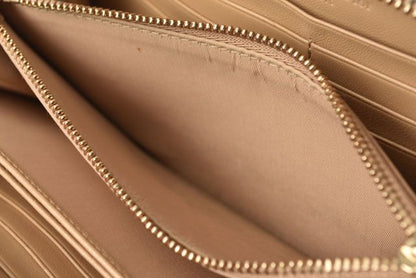 Christian Dior Long Wallet Diorissimo Beige Gold