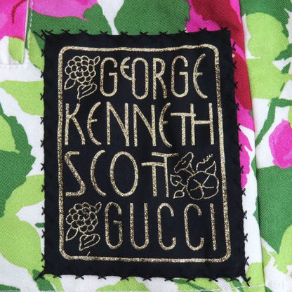 Gucci Ken Scott Gucci Ken Scott 650618 Cotton Rose Print Half Zip Hooded