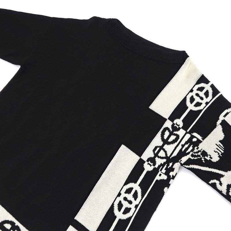 Hermes Knit Dress Kraketis Chaine D'ancre 34 BK 2e2506d2 Women's