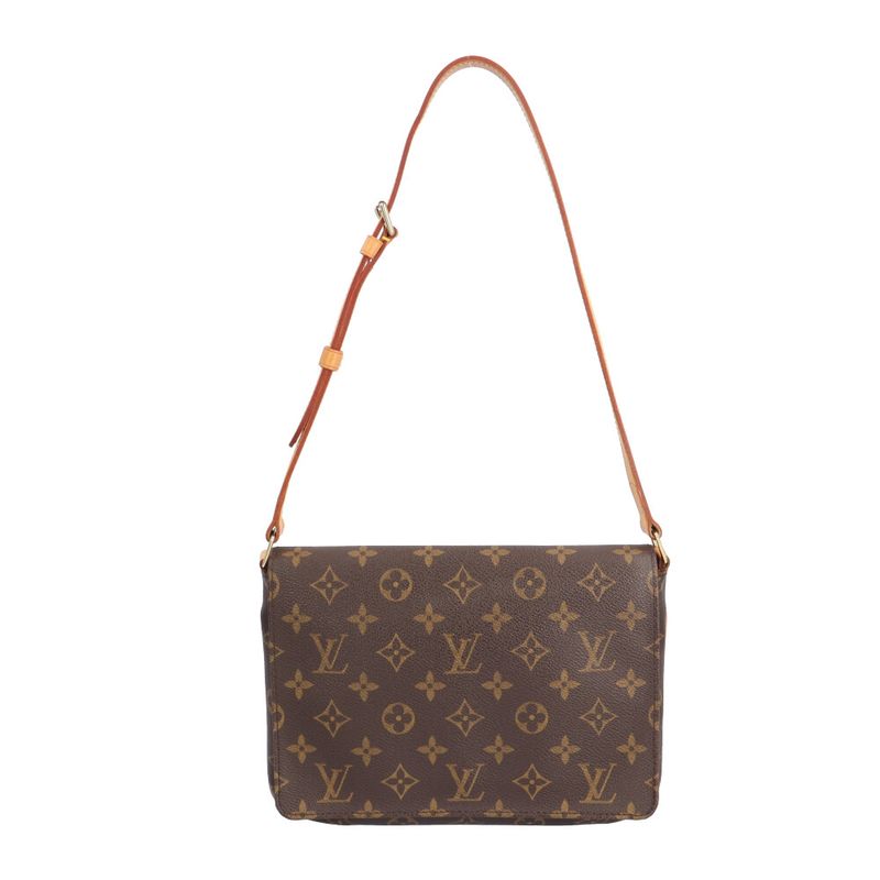 Louis Vuitton Musette Tango Short Monogram Shoulder Bag Monogram Canvas M51257