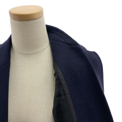 Celine | Phoebe Period Egg Crombie Coat Fully Lined | 38 | Navy | Women