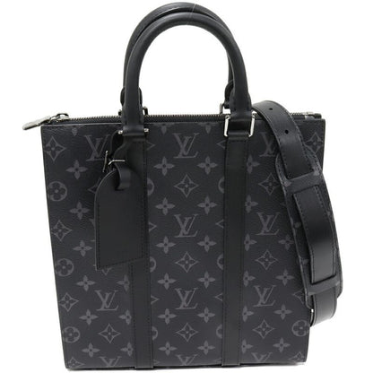 Louis Vuitton Hand Tote Shoulder Bag Monogram Eclipse Sac Placross 2WAY M46456