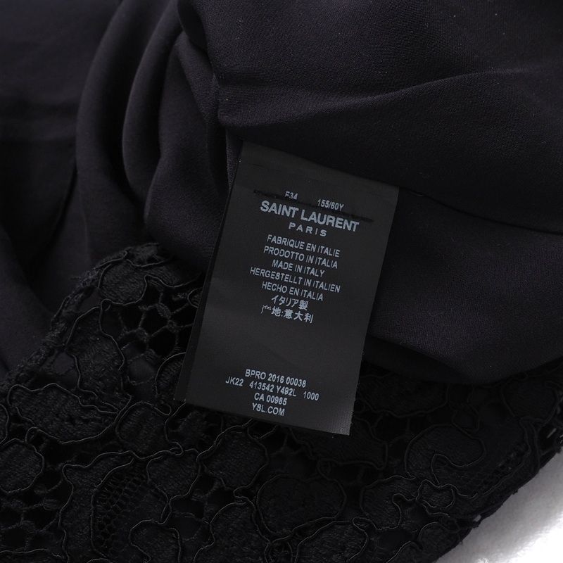 Saint Laurent Paris Skirt Size F34 All Lace Made In Italy 20240913 Ra1121