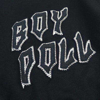 Celine 22AW 2v09m896c BOY DOLL Teddy Jacket Boy Doll Back Logo Leather Cutting