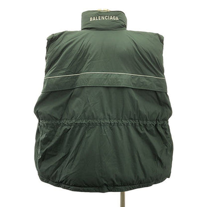 Balenciaga - 2023aw - Logo-print Wrap Puffer Vest - 1 - Cypress Green - Men's