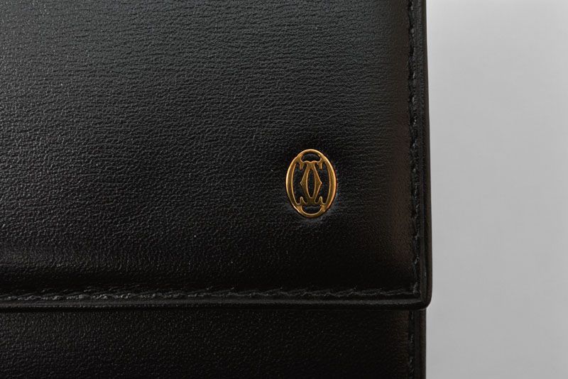 Cartier Coin Case Coin Purse Cartier Wallet Leather Pasha De Cartier Black