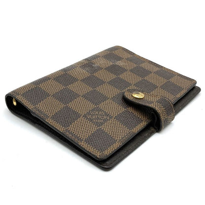 Louis Vuitton R20700 No Betas Agenda PM Notebook Cabas - Damier Ebène Leather