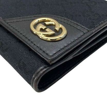 Gucci 181594 Interlocking W Hook Wallet Fold Wallet Fold Wallet Medium Wallet