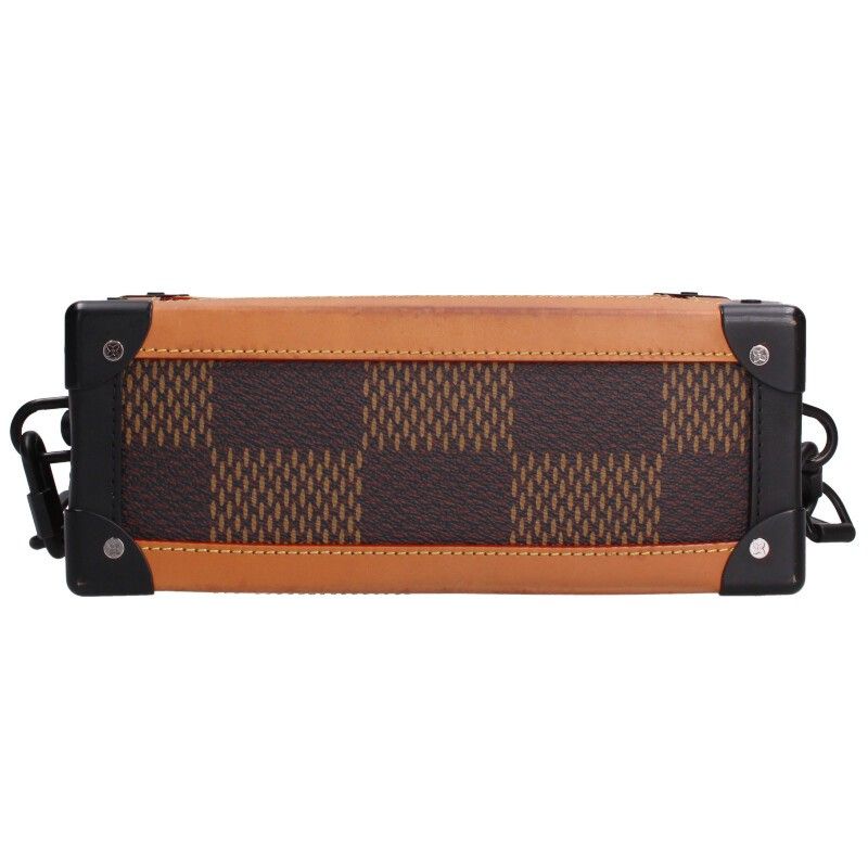 Louis Vuitton X NIGO N40381 Soft Trunk Damier Ebene Giant Monogram Shoulder Bag