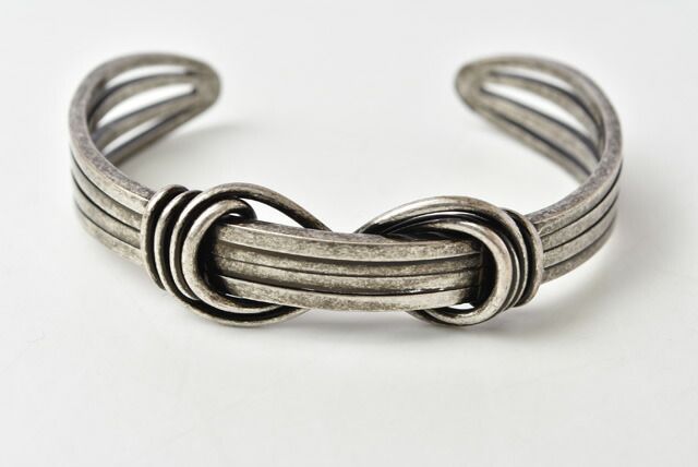 Saint Laurent Bangle Bracelet Saint Laurent Cuff Bracelet Vintage Silver