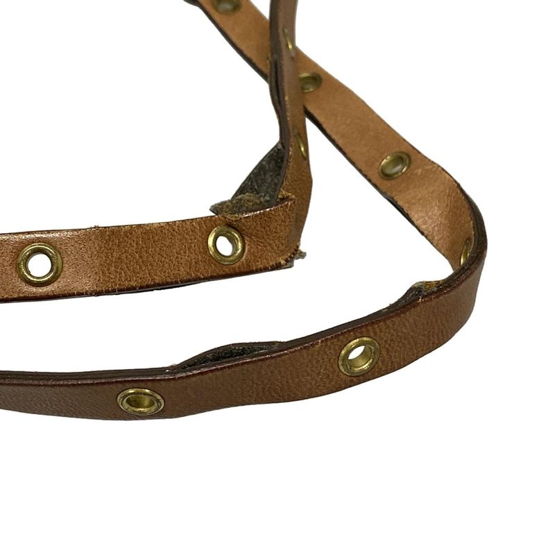 Dior/christian Dior Handbag Street Chic Navy Ivory And Dark Brown Leather