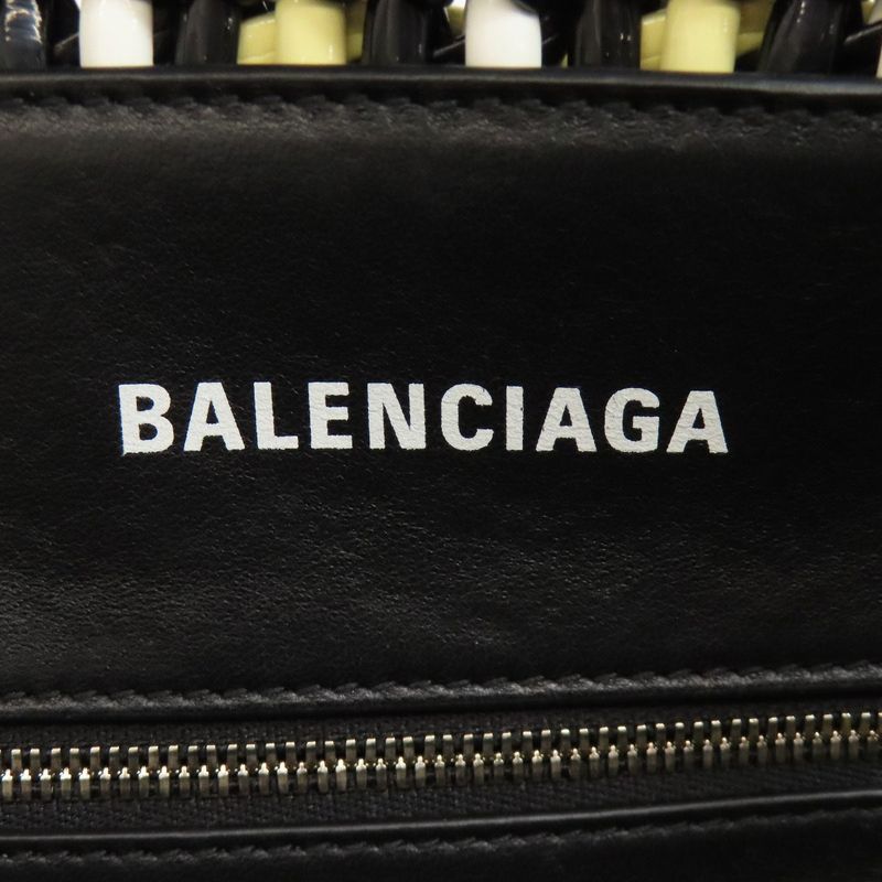Balenciaga 671342 Bistro XS 2WAY Handbag Enamel Women