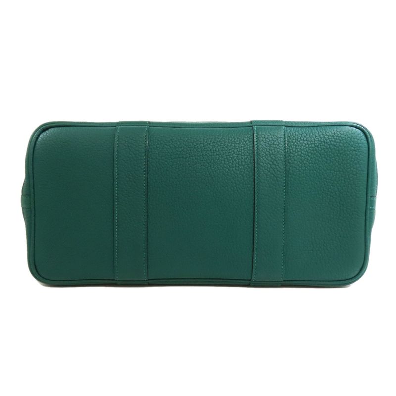 Hermes Garden Party PM Macarite Silver Hardware Tote Bag Negonda Women