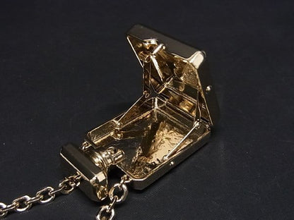 Chanel Coco Mark Perfume Necklace B22 S Perfume Bottle Motif Pendant