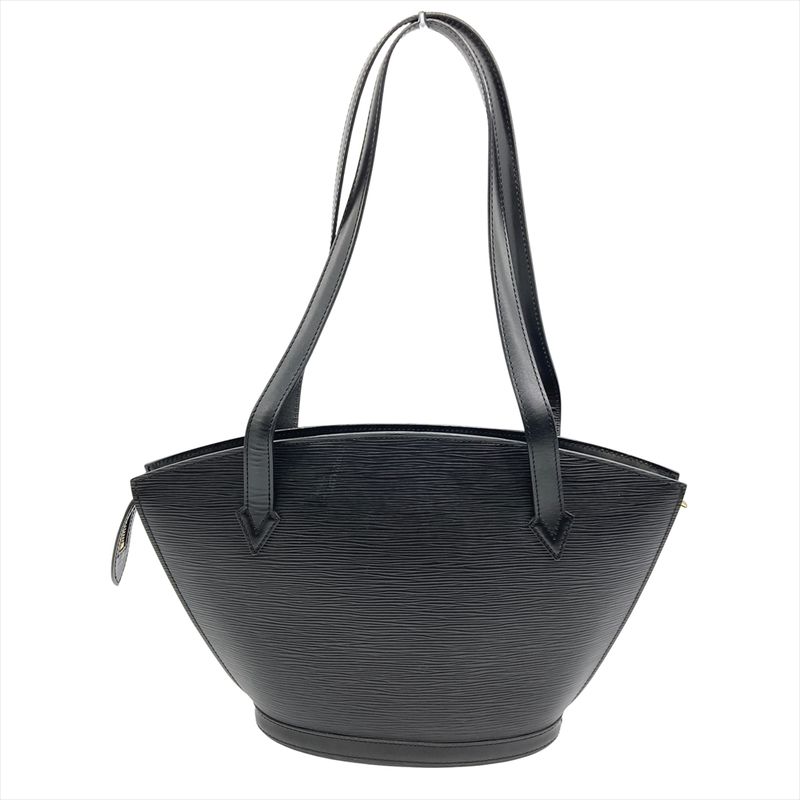 Louis Vuitton Saint Jacques Noir Black Tote Bag Epi M52262 Black Gold Hardware