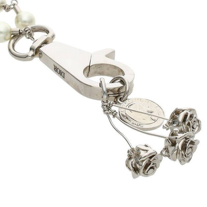 Dior Clip Design Pearl Necklace Men's