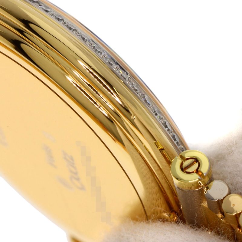 Cartier VLC Louis Cartier Vendome LM Diamond Wristwatch 18K Yellow Gold 18K