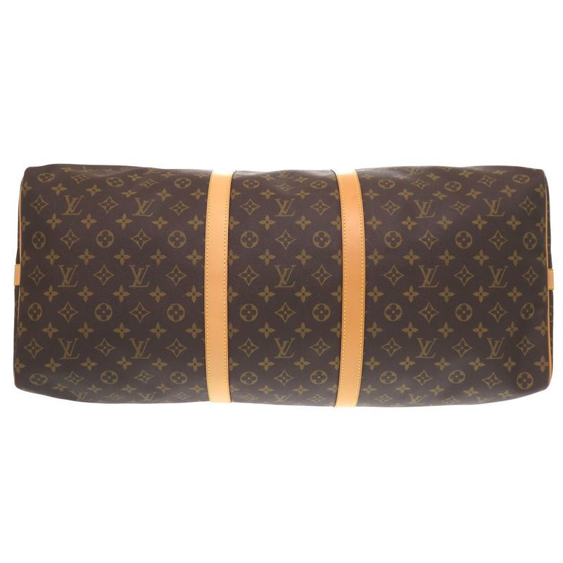 Louis Vuitton Keepall Bandoliere 60 Monogram M41412 Boston Bag LV 1242 Louis